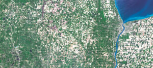 Agricultural Fields and Rural Land Use Around Detroit, Michigan